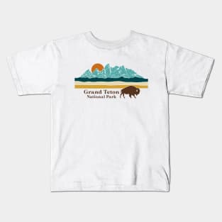 Grand Teton National Park Kids T-Shirt